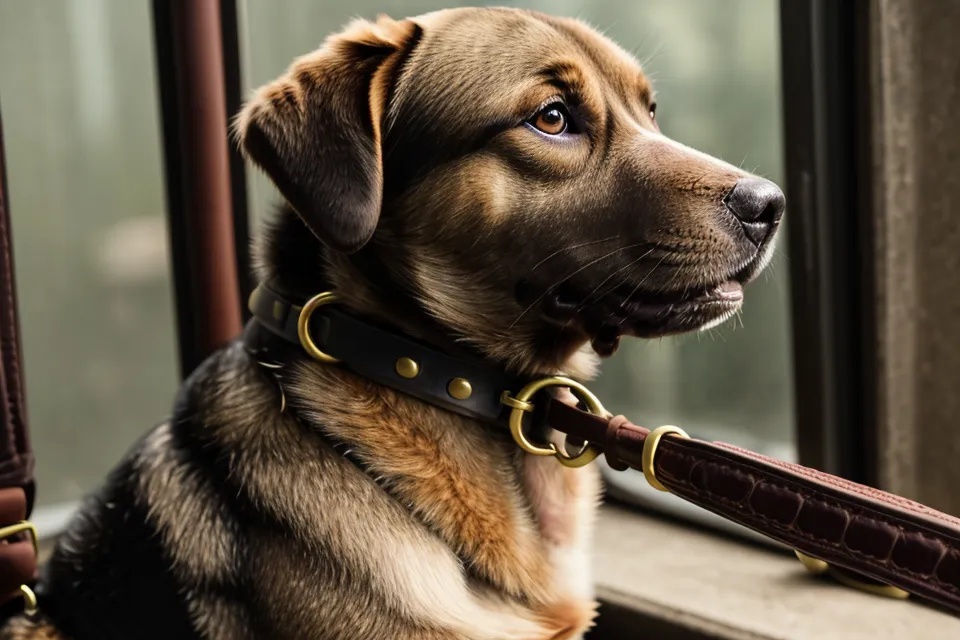 Locker gehaltene Hundeleine als Zeichen für Impulskontrolle beim Hundetraining zur Katzengewöhnung