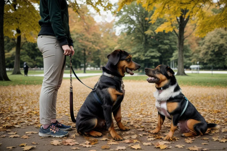 Schublade mit Kursnotizen und Skizzen zum Hundetraining