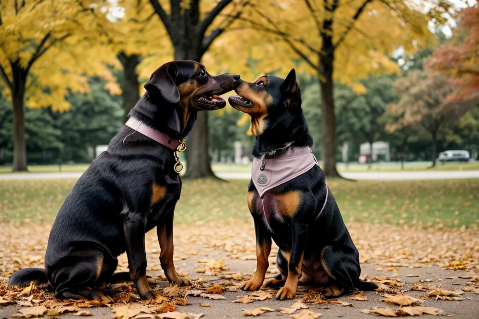 Detailaufnahme einer Hand an einem feuchten Holzzaun während des Hundetrainings.