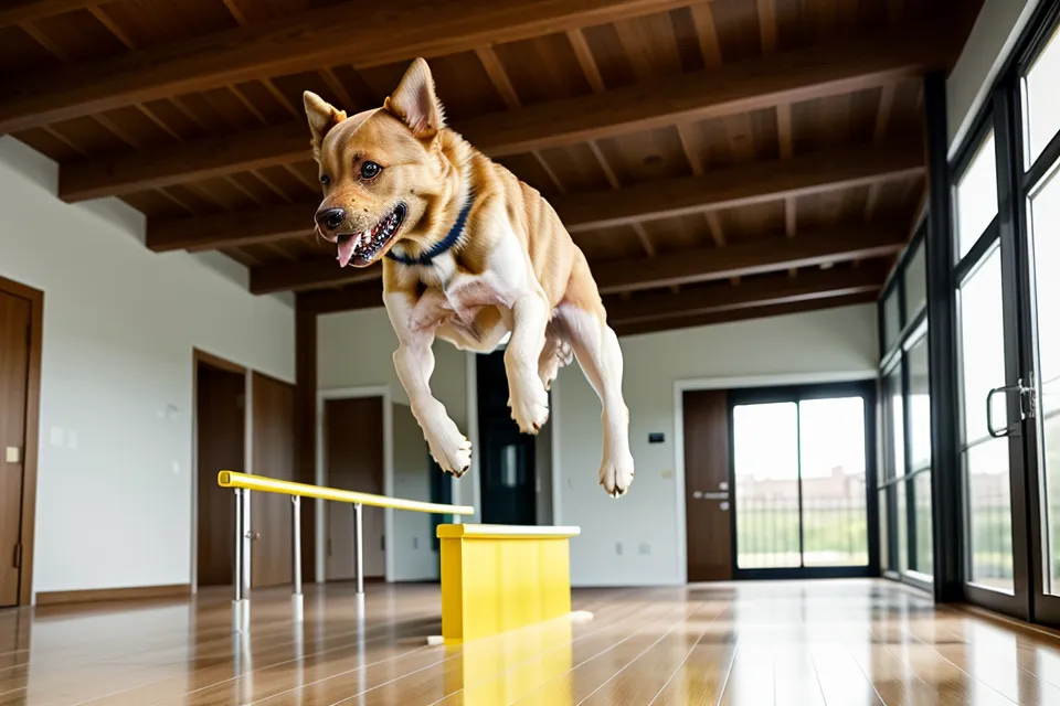 Target-Training mit dem Hund als Teil eines Agility-Onlinekurses zur geistigen Auslastung