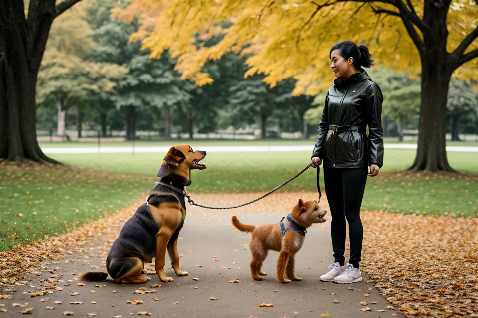 Belohnung mit Leckerli während des Hundetrainings in Hamburg