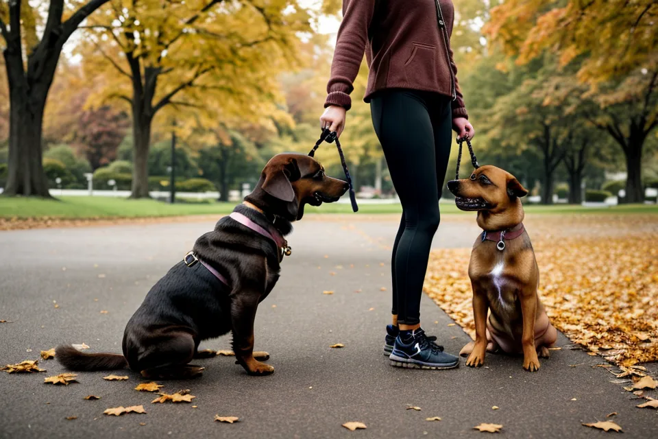 Ein entspannter Hund liegt auf seiner Ruhe-Insel neben unversehrten Schuhen