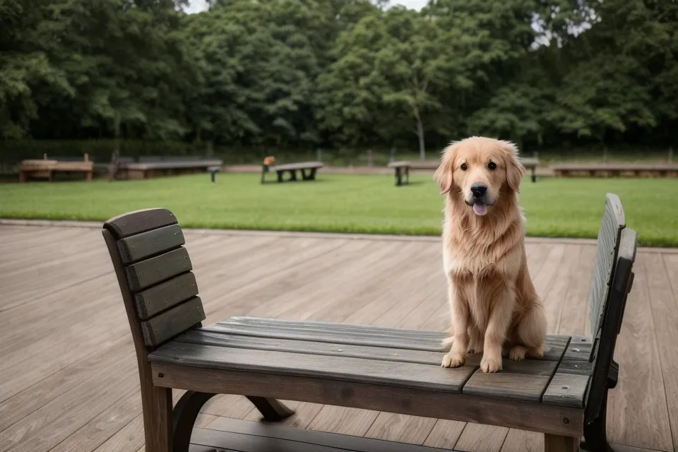 Online Hundeschule App auf einem Smartphone im Park